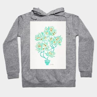 Mint Bonsai Orange Hoodie